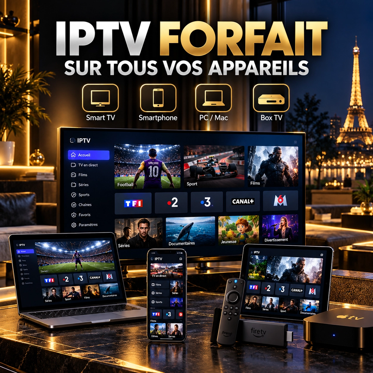 Critères à vérifier avant de choisir un forfait IPTV